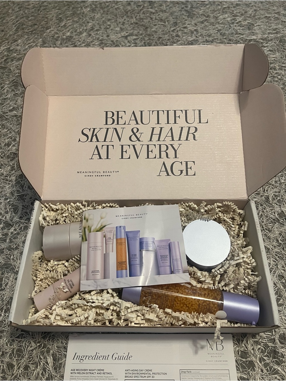 4 Piece Meaningful Beauty Hydrating Skin Care Set - Serum, Eye Cream, Cleanser